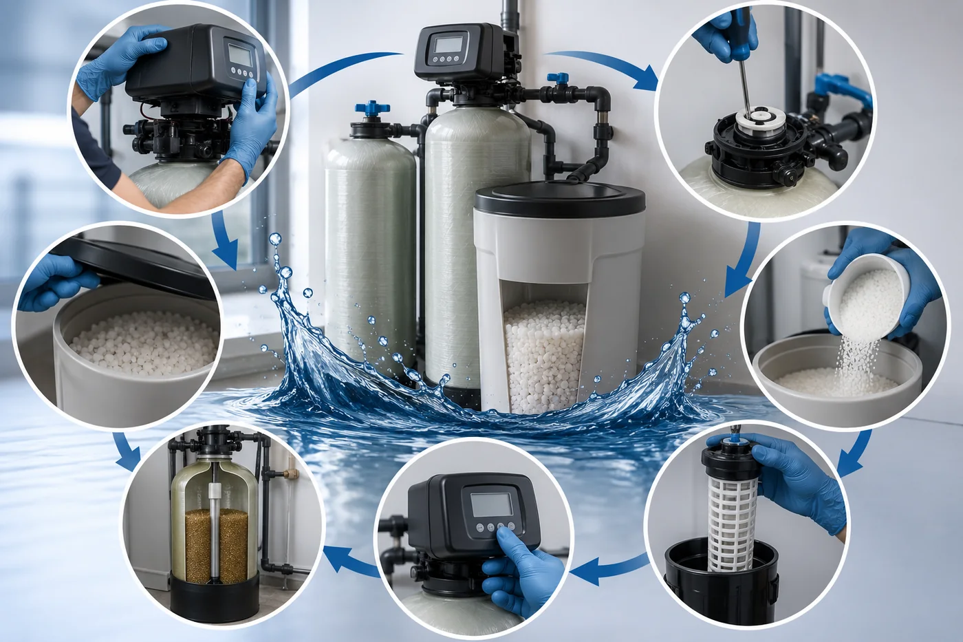 Servicio de mantenimiento a suavizadores de agua